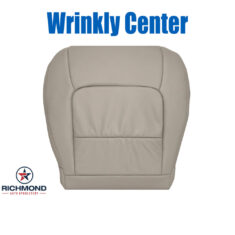 1998-2007 Lexus LX470 Replacement Leather Seat Cover: Driver Side Bottom, Tan (WRINKLY CENTER)