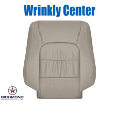 1998-2007 Lexus LX470 Replacement Leather Seat Cover: Driver Side Lean Back, Tan (WRINKLY CENTER)