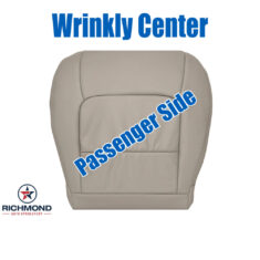 1998-2007 Lexus LX470 Replacement Leather Seat Cover: Passenger Side Bottom, Tan (WRINKLY CENTER)