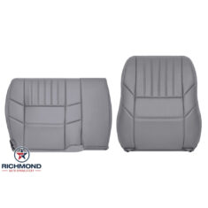 2000-2005 Chevy Impala Replacement Leather Seat Covers: Driver Side Complete, Gray