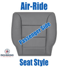 2000-2010 Ford F-650 F-750 Heavy Duty Replacement Vinyl Seat Cover: Passenger Side Bottom, Gray