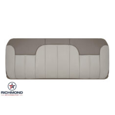 2001-2002 GMC Sierra Denali C3 Replacement Leather Seat Cover: Rear Bench Bottom, 2-Tone Tan