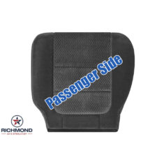 2002-2004 Ford F-250 XLT Quad-Cab Extended-Cab Super-Cab (X-Cab) Replacement Cloth Seat Cover: Passenger Side Bottom, Gray