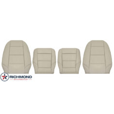 2003-2006 Audi A4 2-Door Convertible Replacement Leather Seat Covers: Driver & Passenger Complete, Tan