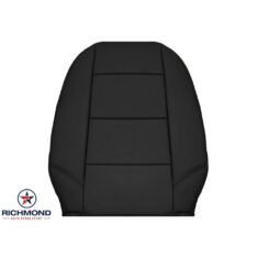 2003-2006 Audi A4 2-Door Convertible Replacement Leather Seat Cover: Driver Side Lean Back, Black