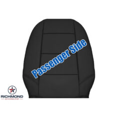 2003-2006 Audi A4 2-Door Convertible Replacement Leather Seat Cover: Passenger Side Lean Back, Black