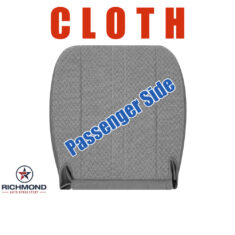 2016-2025 Chevy Express Van Replacement Cloth Seat Cover: Passenger Side Bottom, Gray