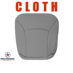 2004-2008 Ford E-Series Econoline Van Replacement Cloth Seat Cover: Driver Side Bottom, Gray Cloth