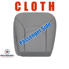 2004-2008 Ford E-Series Econoline XLT Van Replacement Cloth Seat Cover: Passenger Side Bottom, Gray Cloth