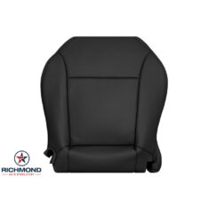 2004-2011 Saab 9-3 Convertible 2-Door Replacement Leather Seat Cover: Driver Side Bottom, Black