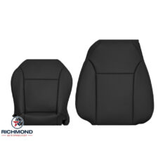 2004-2011 Saab 9-3 Convertible 2-Door Replacement Leather Seat Covers: Driver Side Complete, Black