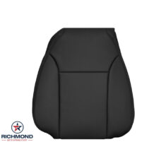 2004-2011 Saab 9-3 Convertible 2-Door Replacement Leather Seat Cover: Driver Side Lean Back, Black