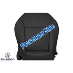 2004-2011 Saab 9-3 Convertible 2-Door Replacement Leather Seat Cover: Passenger Side Bottom, Black