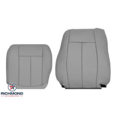 2005-2009 GMC Envoy Replacement Leather Seat Covers: Driver Side Complete, Gray