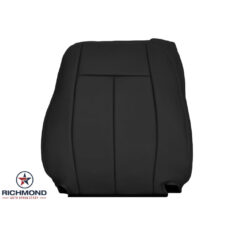 2005-2009 GMC Envoy Replacement Leather Seat Cover: Driver Side Lean Back, Black