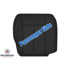 2005-2009 GMC Envoy Replacement Leather Seat Cover: Passenger Side Bottom, Black