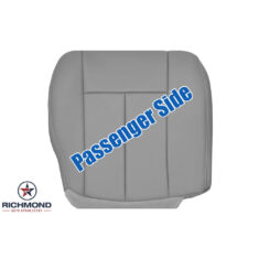 2005-2009 GMC Envoy Replacement Leather Seat Cover: Passenger Side Bottom, Gray