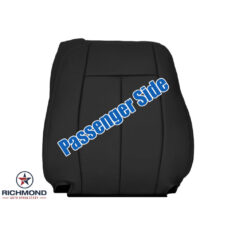 2005-2009 GMC Envoy Replacement Leather Seat Cover: Passenger Side Lean Back, Black