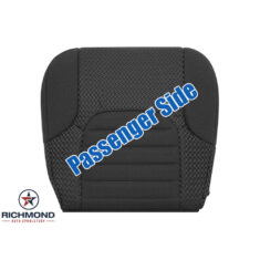 2005-2021 Nissan Frontier Replacement Cloth Seat Cover: Passenger Side Bottom, Dark Gray
