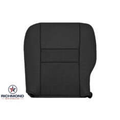 2006-2007 Chevy Monte Carlo 2-Door Coupe Replacement Perforated Leather Seat Cover: Driver Side Bottom, Black