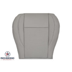 2006-2010 Chrysler 300C Heritage Edition Replacement Leather Seat Cover: Driver Side Bottom, Light Gray Perforated