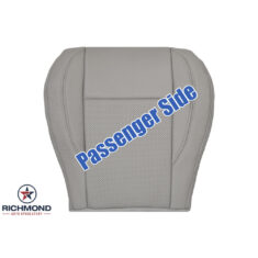 2006-2010 Chrysler 300C Heritage Edition Replacement Leather Seat Cover: Passenger Side Bottom, Light Gray Perforated
