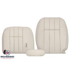 2010-2011 Ford Crown Victoria Replacement Leather Seat Covers: Driver Side Complete, Light Tan