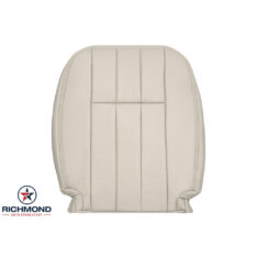 2010-2011 Ford Crown Victoria Replacement Leather Seat Cover: Driver Side Lean Back, Light Tan