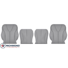 2007-2011 Toyota Camry Replacement Leather Seat Covers: Driver & Passenger Complete, Gray