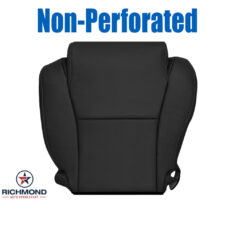 2018-2022 Toyota Sequoia Limited SR5 TRD Replacement Leather Seat Cover: Driver Side Bottom, Black Non-Perforated