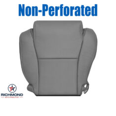 2018-2022 Toyota Sequoia Limited SR5 TRD Replacement Leather Seat Cover: Driver Side Bottom, Gray Non-Perforated