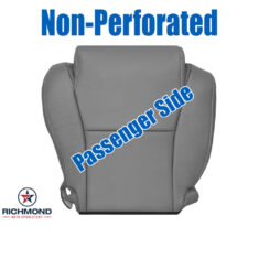 2018-2022 Toyota Sequoia Limited SR5 TRD Replacement Leather Seat Cover: Passenger Side Bottom, Gray Non-Perforated