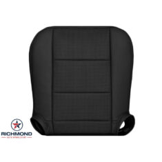 2008-2009 Ford Taurus Replacement Leather Seat Cover: Driver Side Bottom, Black Perforated