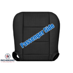 2008-2009 Ford Taurus Replacement Leather Seat Cover: Passenger Side Bottom, Black Perforated