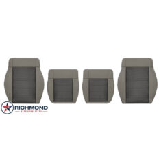 2008-2010 Jeep Wrangler X Replacement Cloth Seat Covers: Driver & Passenger Complete, 2-Tone Tan