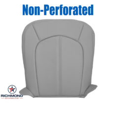 2008-2013 Cadillac CTS 4-Door Sedan Replacement Leather Seat Cover: Driver Side Bottom, Gray Non-Perforated