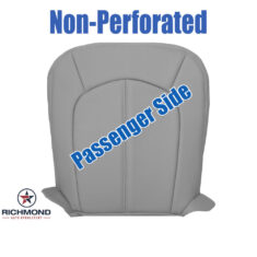 2011-2014 Cadillac CTS 2-Door Coupe Replacement Leather Seat Cover: Passenger Side Bottom, Gray Non-Perforated