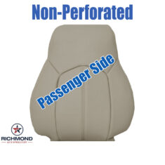 2011-2014 Cadillac CTS 2-Door Coupe Replacement Leather Seat Cover: Passenger Side Lean Back, Tan Non-Perforated