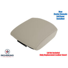 2009-2015 Honda Pilot Replacement Genuine Leather Center Console Lid Cover, Tan