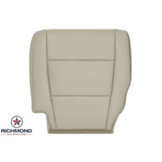 2009-2015 Honda Pilot Replacement Leather Seat Cover: Driver Side Bottom, Tan Non-Perforated