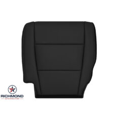 2009-2015 Honda Pilot Replacement Leather Seat Cover: Driver Side Bottom, Black Non-Perforated