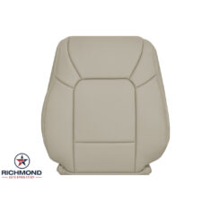 2009-2015 Honda Pilot Replacement Leather Seat Cover: Driver Side Lean Back, Tan Non-Perforated