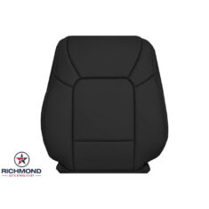 2009-2015 Honda Pilot Replacement Leather Seat Cover: Driver Side Lean Back, Black Non-Perforated