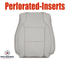 2010-2012 Ford Taurus Replacement Leather Seat Cover: Driver Side Lean Back, Tan Perforated