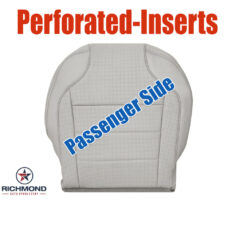 2010-2012 Ford Taurus Replacement Leather Seat Cover: Passenger Side Bottom, Tan Perforated