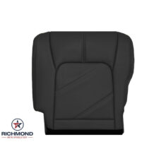 2011-2014 Nissan Murano CrossCabriolet Convertible Replacement Leather Seat Cover: Driver Side Bottom, Black