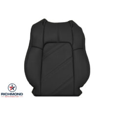 2011-2014 Nissan Murano CrossCabriolet Convertible Replacement Leather Seat Cover: Driver Side Lean Back, Black