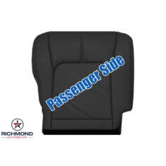 2011-2014 Nissan Murano CrossCabriolet Convertible Replacement Leather Seat Cover: Passenger Side Bottom, Black
