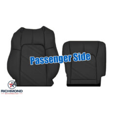 2011-2014 Nissan Murano CrossCabriolet Convertible Replacement Leather Seat Covers: Passenger Side Complete, Black