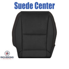 2010-2015 Chevy Camaro ZL1 Replacement Leather & Suede Seat Cover: Driver Side Bottom, Jet Black